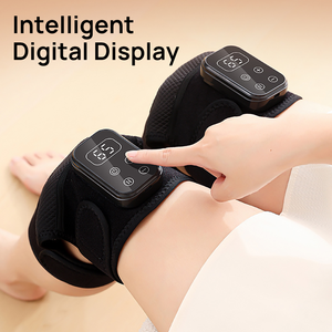 Masseur pour le <span class=keywords><strong>genou</strong></span> avec 6 fonctions de chaleur et 5 de vibration, coussin chauffant pour le <span class=keywords><strong>genou</strong></span>, l'épaule, le coude, support de <span class=keywords><strong>genou</strong></span> chauffant et massant, attelle articulaire - Product Image 5