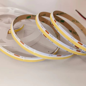 Màu kép COB CCT LED Strip Lights 2700K ấm + 6500K mát trắng linh hoạt tuyến tính DC12V DC24V 576 LED siêu sáng thông minh - Product Image 2