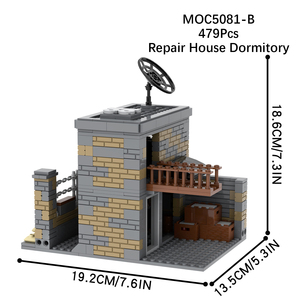 Bloques <span class=keywords><strong>de</strong></span> Construcción MOOXI MOC5081, Reparación <span class=keywords><strong>de</strong></span> Torres y Puertas <span class=keywords><strong>de</strong></span> la Segunda Guerra Mundial, Centro <span class=keywords><strong>de</strong></span> Reparación <span class=keywords><strong>de</strong></span> Dormitorios, Juego <span class=keywords><strong>de</strong></span> Bloques <span class=keywords><strong>de</strong></span> Construcción Educativos para Niños - Product Image 5