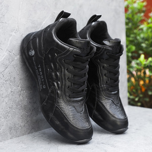 Commerce extérieur Nouvelle arrivée Chaussures décontractées pour hommes portant des baskets en cuir haut de gamme Four Seasons - Product Image 5