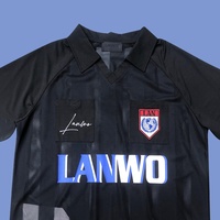 Maillot de football Blokecore personnalisé avec logo OEM pour homme, streetwear vintage, respirant, en mesh, imprimé graphique surdimensionné