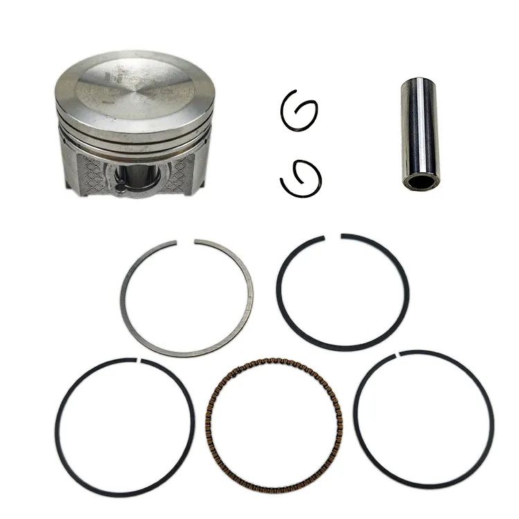 OEM high quality tinned motorcycle spare parts engine piston Kit for Bajaj 205