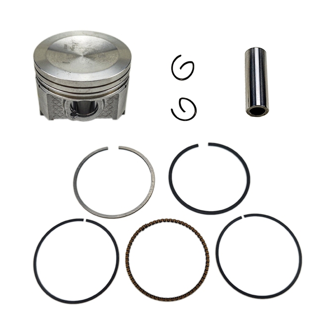 OEM High Quality Tinned Motorcycle Spare Parts Engine Piston Kit for Bajaj 205