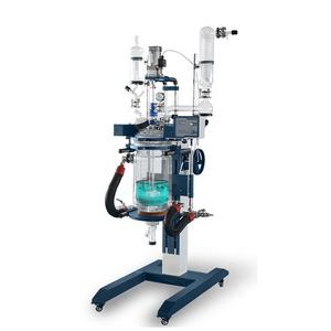 Reattore in vetro a doppio rivestimento 50L 100L 150L 200L per reflusso e reattore chimico di distillazione - Product Image 2