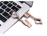 Unidad Flash Usb con Forma de Llave de Metal Retro, Disco U para Regalo de Boda, 2GB, 4GB, Memoria de Almacenamiento, Nuevos Productos, Venta Al por Mayor, 256GB, 64GB