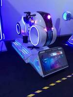 Simulateur de Course de Moto en Réalité Virtuelle 9D, Manège de Parc d'Attractions Intérieur Extérieur, Simulateur de Conduite de Machines de Train Électrique pour Enfants