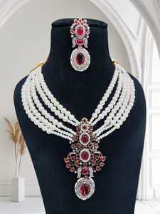 สร้อยคอคริสตัลโซ่เส้นใยโลหะผสมสังกะสีเส้นใหญ่สำหรับลูกปัดวันครบรอบปีที่งานหมั้น - Product Image 5