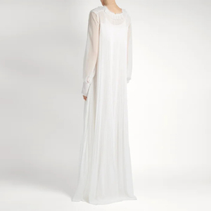 Déesse Fan Vêtements D'été Nouveau Style Français Lâche Européenne Plus La Taille Femmes Robe <span class=keywords><strong>Blanche</strong></span> - Product Image 6