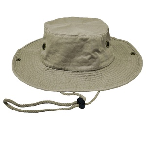 Chapeau de soleil pliable de haute qualité avec logo personnalisé, visière pare-soleil, chapeau de safari, chapeau de pêche, broderie, large bord, chapeau seau à cordon - Product Image 5