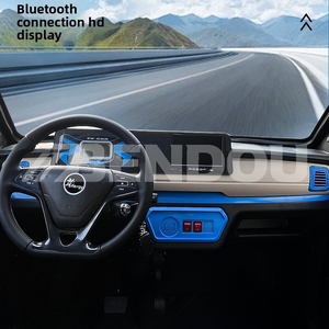 Mini coche eléctrico todoterreno de cuatro ruedas, baja velocidad, nueva energía, 4 plazas, con portaequipajes en el techo, para viajes al aire libre para adultos. - Product Image 3