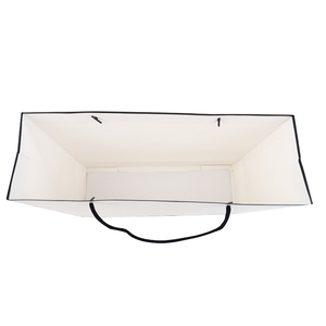 Bán Buôn Giá Rẻ Biểu Tượng Tùy Chỉnh Trắng Mini Nhỏ Sang Trọng Paperbag <span class=keywords><strong>Fancy</strong></span> Favor Wedding Door Quà Tặng Giấy Bag Với Ribbon Xử Lý - Product Image 6