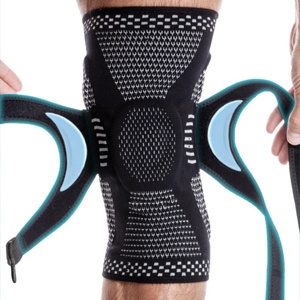 Professional Sports Safety Protection Breathable Joint Pain Relief Silicone Knee Sleeve Pad - Product Image 5