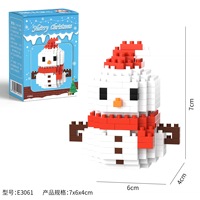 Juego de 50 Bloques de Construcción de Animales con Temática de la Naturaleza, Figuras de Dibujos Animados, Bloques de Ensamblaje Educativos, Juguetes de Manualidades Unisex para Fiestas