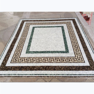 Azulejo de borde de mosaico de mármol <span class=keywords><strong>para</strong></span> piscina, decoración rectangular, <span class=keywords><strong>azulejos</strong></span> de borde de mosaico de piedra <span class=keywords><strong>para</strong></span> suelo de pared de baño - Product Image 6