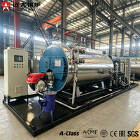 Pabrik YUANDA Boiler Uap Berbahan Bakar Gas Alam lpg diesel 100hp 150hp 200hp 250hp 300hp 350hp 400hp 450hp 500hp 550hp 600hp 700hp