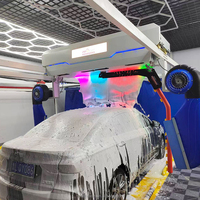 Machine de lavage de voitures électrique intelligente commerciale à prix d'usine, sans contact, automatique, en acier inoxydable, 25 kW, 360 degrés