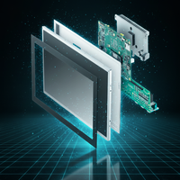 PC Industrial Integrado con Pantalla Táctil Abierta sin Ventilador Adlinktech Serie SP2-AL, Intel Atom E3900, Táctil PCAP de 10 Puntos