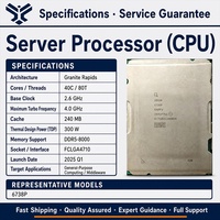 Processeur serveur Intel Xeon 6738P Granite Rapids 32 cœurs 64 threads 2,9 GHz FCLGA4710 144 Mo de cache L3 270 W pour l'informatique générale OEM