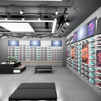 Support mural pour chaussures de sport, présentoir personnalisé pour baskets, système de présentation pour magasin de sport