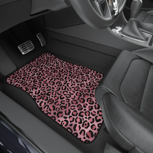 <span class=keywords><strong>Tapis</strong></span> de voiture personnalisé en polyester à imprimé léopard rose pour SUV/camion, <span class=keywords><strong>tapis</strong></span> de sol de 8 mm d'épaisseur, design de dessin animé - Product Image 1
