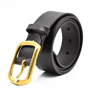 Factory High Quality Mens Waist Belt Custom Leather Belt Genuine Leather Belts For Mens
