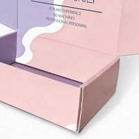 Boîte cadeau personnalisée en carton pour l'expédition de vêtements, boîte d'emballage pour sous-vêtements, t-shirts, costumes, boîte d'expédition en carton ondulé