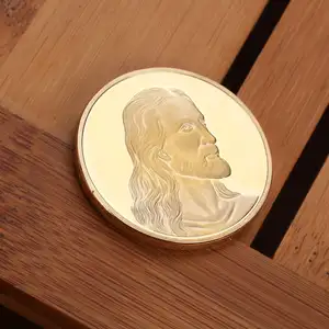 Hochwertige Jesus-Gedenkmünze religiöse Münzen als Souvenir