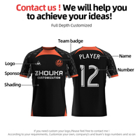 Chinesische Fabrik Maßgeschneiderte Jacquard-Fußballtrikots OEM/ODM Professionelle Atmungsaktive Fußballshirts Sportuniform für Teams & Vereine