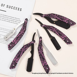 Afeitadora Manual Profesional de Estilo Vintage <span class=keywords><strong>para</strong></span> Barbería y Peluquería, Recortadora Facial de Una Sola Cuchilla - Product Image 1