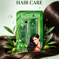 Coffret cadeau shampoing et après-shampoing à l'olive Roushun OEM