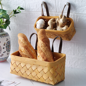 Cesta de flores <span class=keywords><strong>para</strong></span> colgar en la pared de madera de 1 pieza <span class=keywords><strong>para</strong></span> <span class=keywords><strong>decoración</strong></span> del <span class=keywords><strong>hogar</strong></span> y exhibición de plantas - Product Image 2