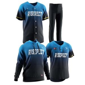 Wholesale Short Sleeve Sportswear Team <b>Baseball</b> 4 in 1 Shirts Jersey Hoodie and <b>Baseball</b> Pants <b>Set</b> - Product Image 1