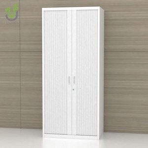 Iultra Moderne Stalen Kantoor Credenza Metalen Dressoir Opbergkast Met Schuifdeuren En Verstelbare Planken Voor Schoolgebruik - Product Image 5