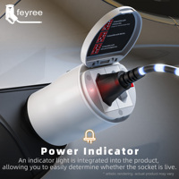 Adaptateur Feyree V2L V2H avec prise Type 2, décharge 16A, 4 en 1, compatible avec les voitures chinoises, les voitures MG, les voitures KIA et Hyundai.