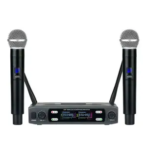 Microphone sans fil chinois à batterie micro modèle privé 2023 pour système de conférence/karaoké