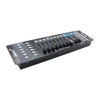 Controlador DMX 192 Mejorado, Consola DMX 512 para Luces de Escenario, Equipo de Controlador para DJ