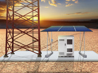 10kw armoire télécom boîtier métallique panneau solaire système d'énergie alimentation hors réseau station armoire système d'alimentation
