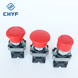 (XB2 סדרת XB2-BS542) 22mm חירום מתג לדחוף כדי להפסיק עבור מכונת ומעלית - Product Image 3