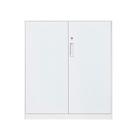 Coffre de rangement moderne à forte capacité portante en métal pour portes coulissantes, armoire basse verrouillable pour bureau, école, salle de sport