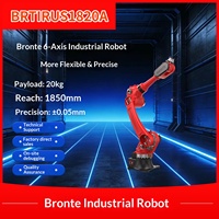 Robot six axes Bronte BRTIRUS1820A pour la manutention automatique de chargement/déchargement, l'assemblage, la soudure, l'estampage, bras mécanique
