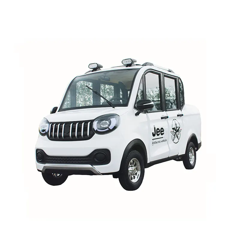 Custom Service 4 wheel new energy China mini electric cargo vehicle mini jeep pickup electric truck