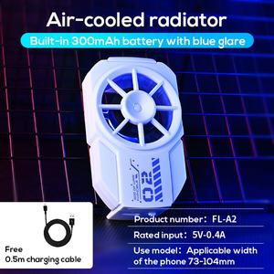 Ventilador de Refrigeración Portátil MEMO FLA2 con Clip Trasero para Teléfono Móvil, Enfriador para Juegos con Batería de 300 mAh - Product Image 6