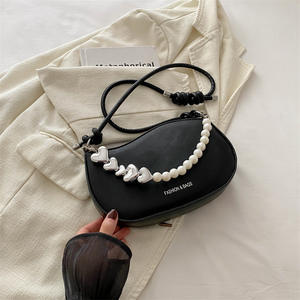 Bolso de Mano Moderno 2025 con Perlas, de un Solo Hombro, Estilo Simple para Mujer - Product Image 6