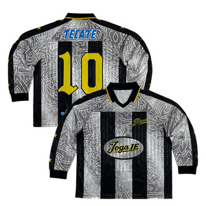 Jersey <span class=keywords><strong>de</strong></span> Portero <span class=keywords><strong>de</strong></span> Manga Larga <span class=keywords><strong>de</strong></span> Primera Calidad al por Mayor, que Absorbe la Humedad, para Ligas Juveniles y Academias Deportivas - Product Image 1
