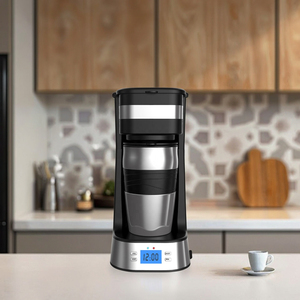 <span class=keywords><strong>Cafetière</strong></span> goutte à goutte 2 en 1 avec café moulu et dosette de café souple - Product Image 4