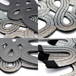 RS035 Venta al por mayor de Clips de <span class=keywords><strong>zapatos</strong></span> de decoración de vidrio Flash de moda <span class=keywords><strong>para</strong></span> sandalias y zapatillas de mujer Accesorios - Product Image 3