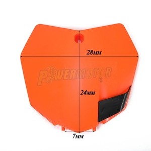 2013-15 SX SXF XCF 125 250 350 450 Pit Dirt Bike Motocross <span class=keywords><strong>Enduro</strong></span> ATV Marco de matrícula motocicleta <span class=keywords><strong>Placa</strong></span> de nombre frontal de plástico - Product Image 2
