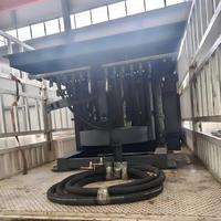 Horno de Fusión por Inducción de Frecuencia Media de 1T 1000KG, Tipo Inclinable IGBT, para Fundir Chatarra de Hierro y Acero, Equipo Industrial de Fundición