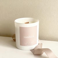 Décoration d'intérieur, coffret cadeau pour la Saint-Valentin, Diwali, coffret cadeau de bougies parfumées, coffret cadeau personnalisé OEM, étiquette privée, aromathérapie, pot en verre de luxe