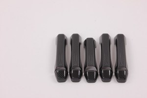 For 2018 2019 NEW <b>Door</b> Handle Cover-Black ABS Plastic Carbon Fiber Exterior Accessories <b>Trim</b> - Product Image 2